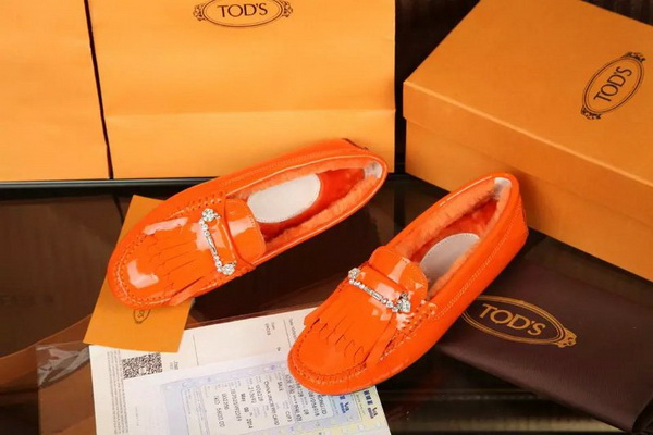 TODS Loafers Lined with fur Women--005